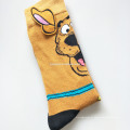 Homme tube d&#39;équipage tuyau corgi chaussettes de chien nouveau design fabricant de mode de dessin animé motifs de coton en coton